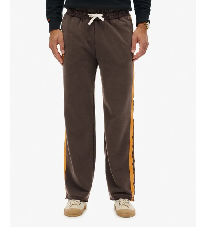 Superdry para hombre. M7011426A Pantalón Jogger Athletic Fives marrón (XL), Casual, Algodón