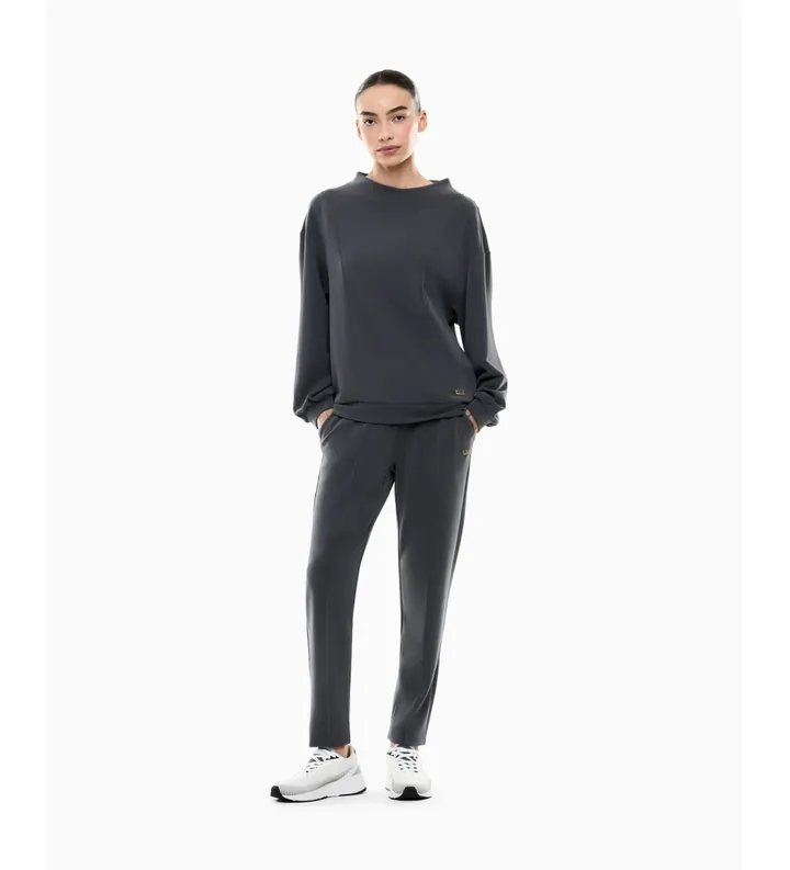 EA7 para mujer. 7W000194_AF12643 Conjunto CORE LADY RELAX gris (L), Homewear, Modal, Manga larga