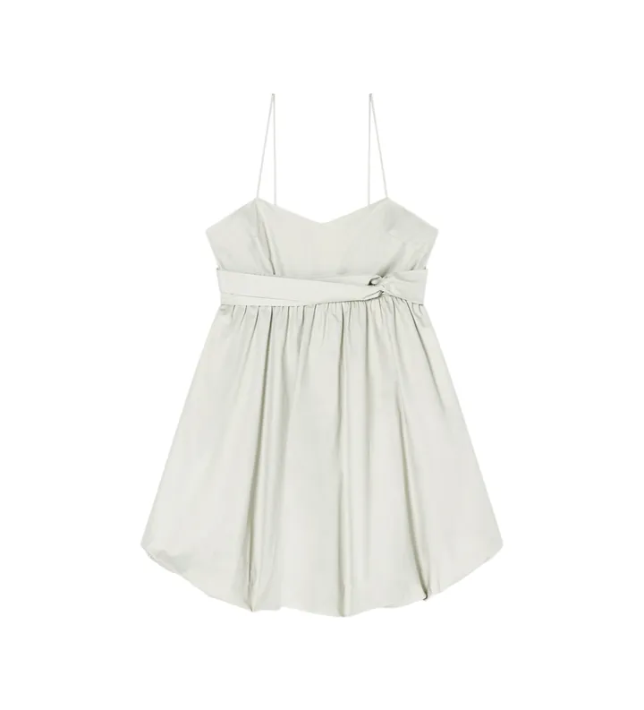 A|X Armani Exchange para mujer. XW001968AF18862U6275 Vestido Diseño beige (L), Casual, Algodón, Sin mangas / Tirantes