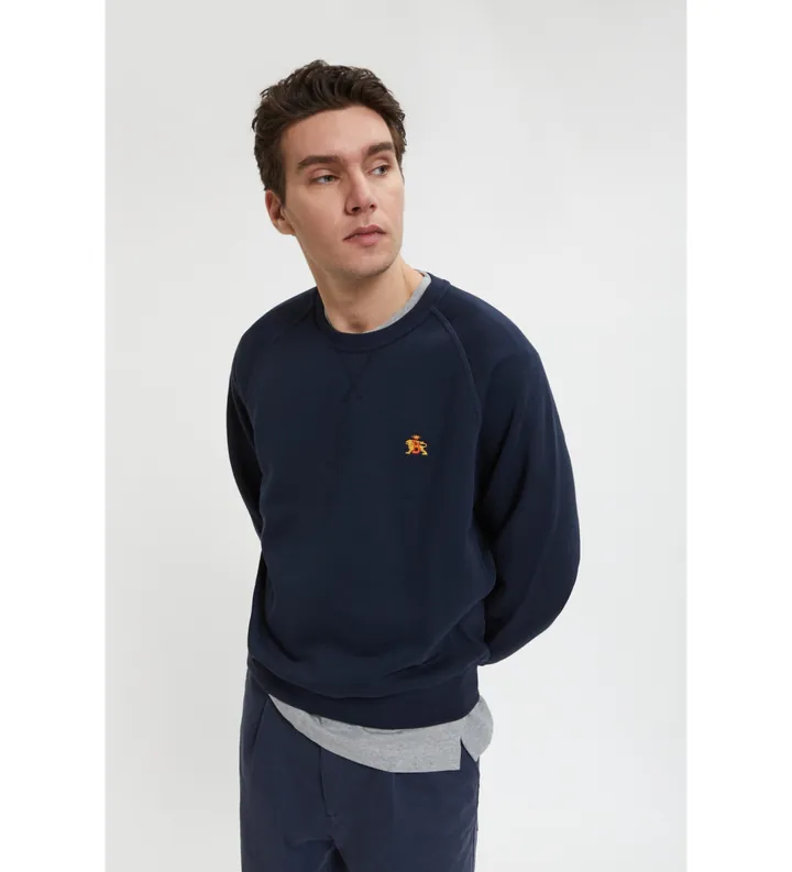 Baracuta para hombre. BRFEL0045UT2768 Sudadera Logo marino (L), Casual, Algodón