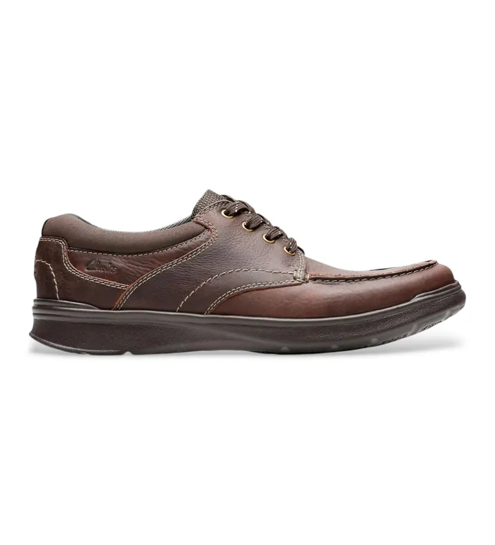 Clarks para hombre. 26119803 Zapatos de Piel Cotrell Edge marrón (42), Plano, Cordones, Casual