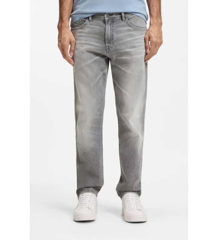 BOSS para hombre. 50559911 Jeans Maine gris (32/32), Casual, Algodón, Denim