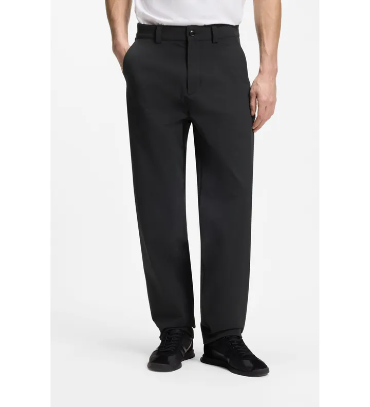 BOSS para hombre. 50565053 Pantalón Chino Cler negro (30/32), Casual, Algodón