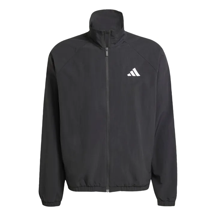 ADIDAS SPORTSWEAR Chaqueta deportiva 'Essential'  negro / blanco