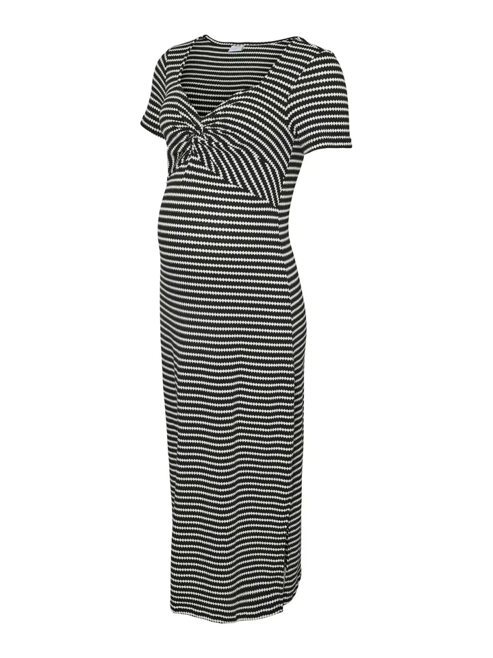 MAMALICIOUS Vestido 'MLGABBY' negro / blanco