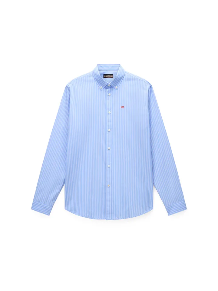 NAPAPIJRI Camisa 'Terra' azul paloma / blanco