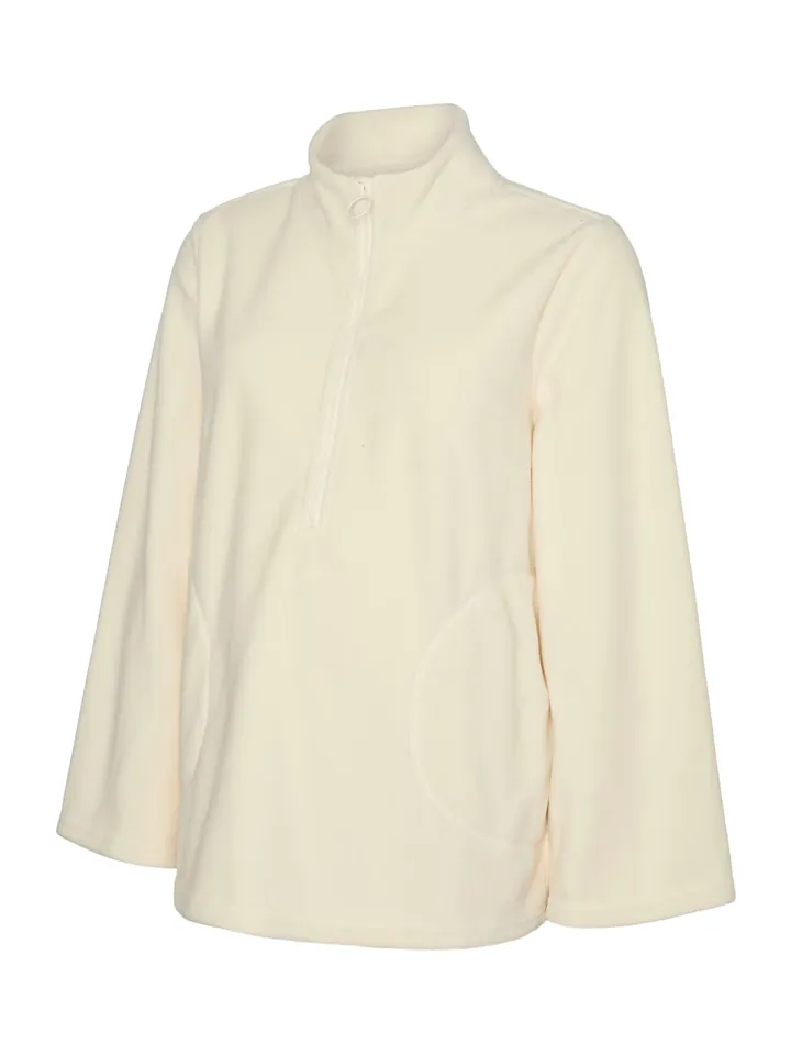 MAMALICIOUS Chaqueta polar 'MLMILLE' blanco
