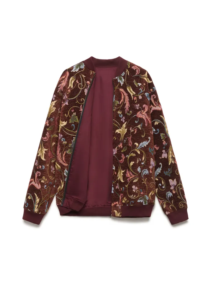 Yahmo Chaqueta de entretiempo 'Bruno' rojo vino