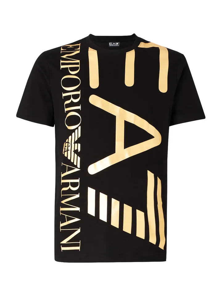 EA7 Emporio Armani Camiseta  oro / negro