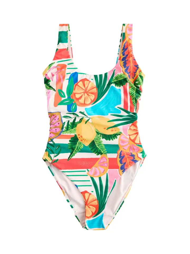 Next Traje de baño  verde oscuro / mezcla de colores