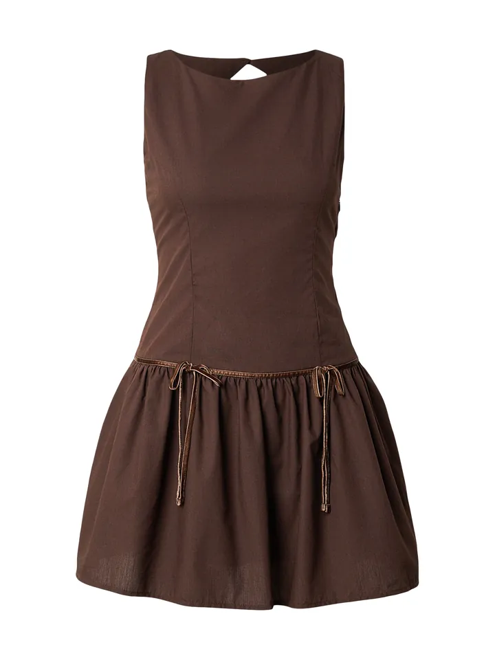 HOLLISTER Vestido marrón