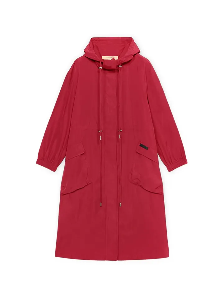 Trussardi Abrigo de invierno rojo