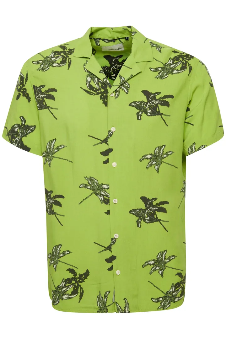 BLEND Camisa verde neón