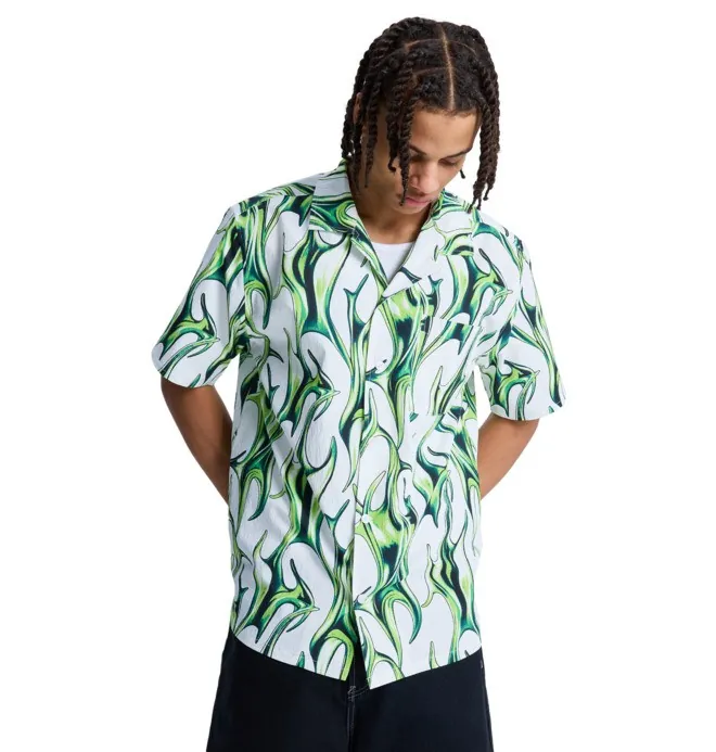 Full On Resort - Camisa de Manga Corta Blanco Hombre
