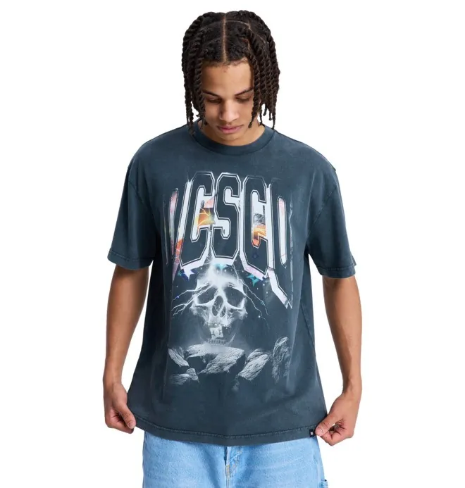 Skull Storm - Camiseta de manga corta Negro Hombre