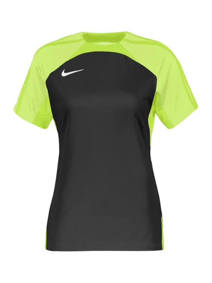 NIKE Camiseta de fútbol lima / negro / blanco