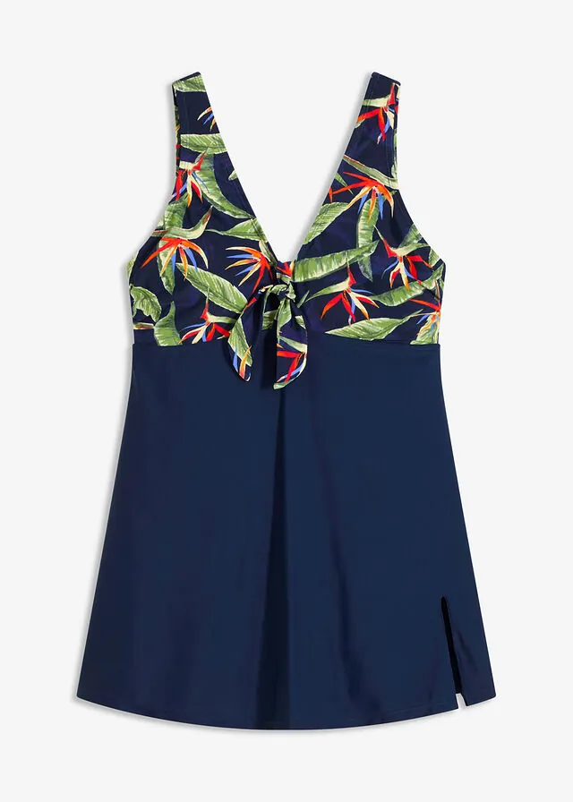 Vestido de baño con efecto moldeador medio