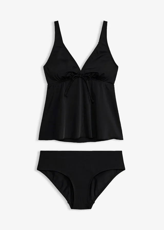 Tankini con tirantes ajustables (2 piezas)