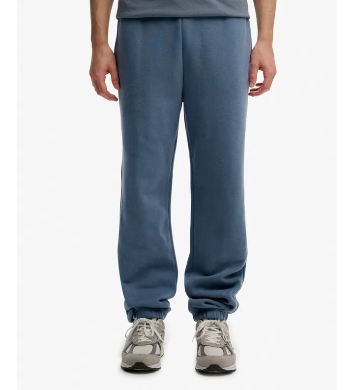 Superdry para hombre. M7011421A Pantalón Jogger Blank Oversized azul (L), Casual, Algodón