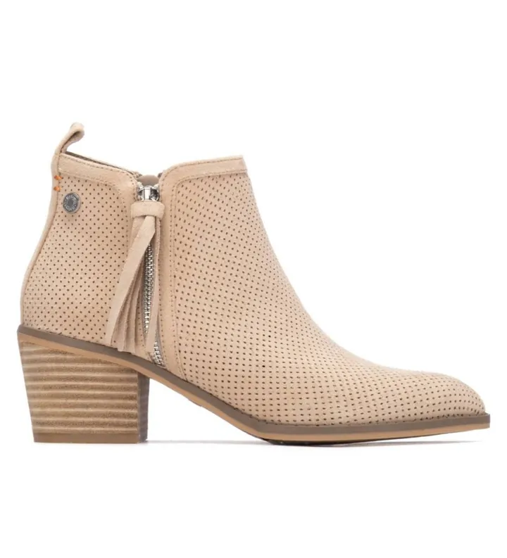 Refresh para mujer. 17515105-BEIGE Botines 175151 beige (36), 3 a 5cm, Cremallera, Casual