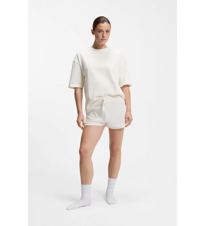 HUGO para mujer. 50561609 Pijama Style blanco roto (L), Homewear, Algodón, Manga corta