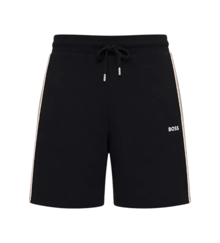 BOSS para hombre. 50566986 Short Iconic negro (L), Casual, Algodón