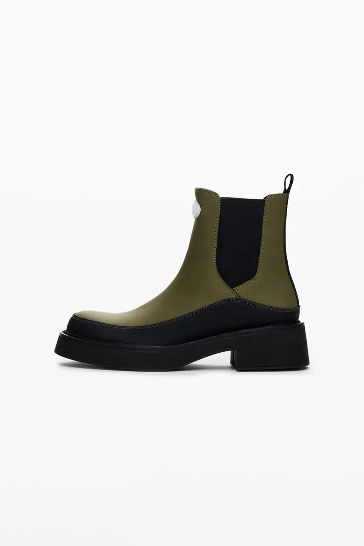 Desigual, Bota estilo Chelsea, Verde, 36