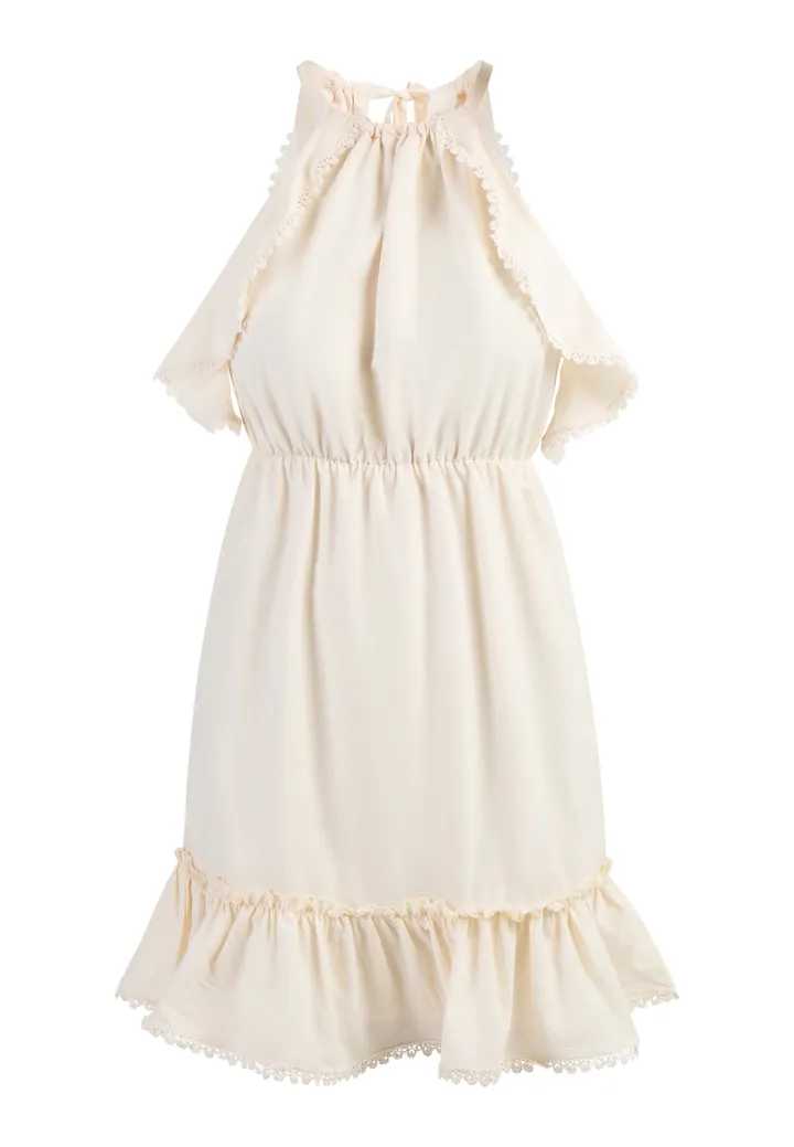 faina Vestido crema