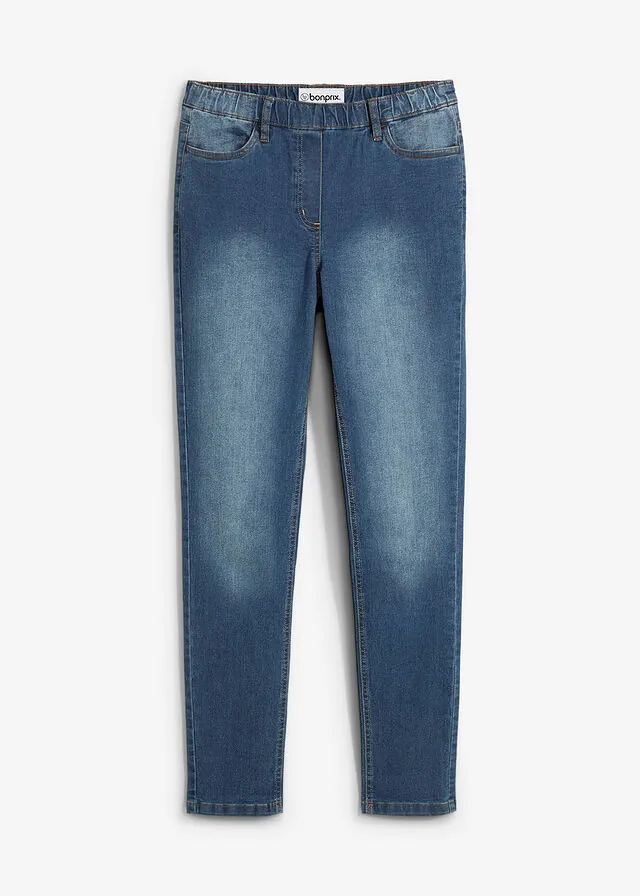 Jeggings mid waist, con cintura cómoda