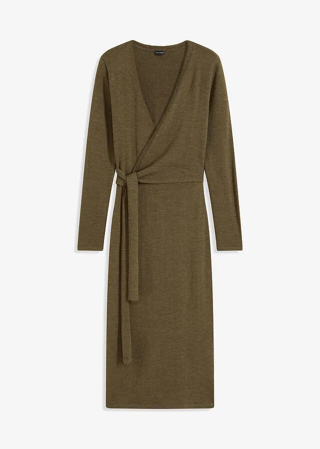 Vestido midi de punto