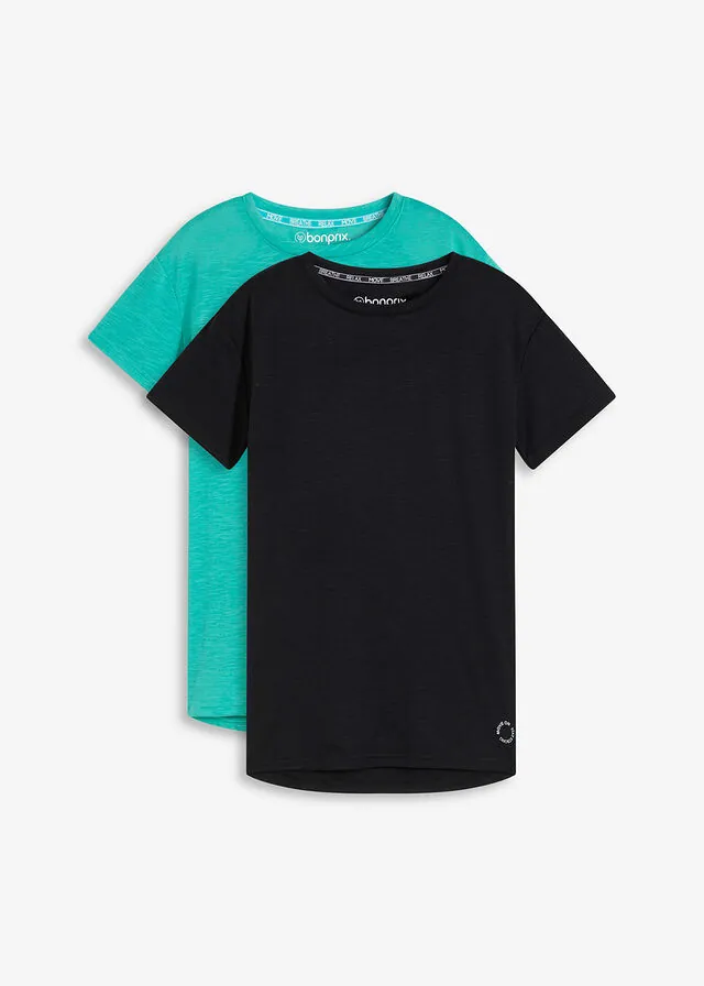 Camiseta deportiva (2 unidades) de secado rápido