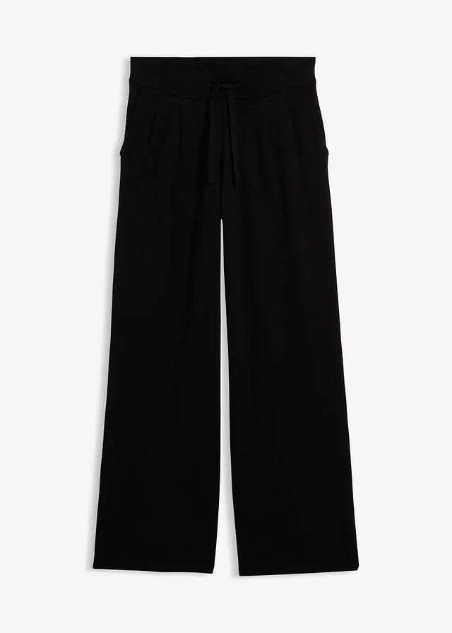 Pantalón de punto de mezcla de cachemir suave