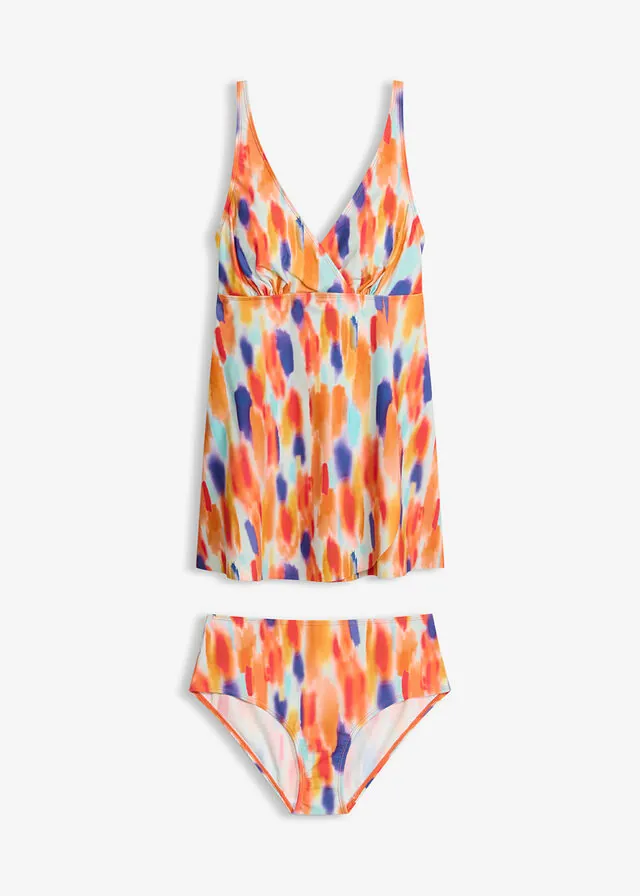 Tankini largo de material de secado rápido (2 piezas)