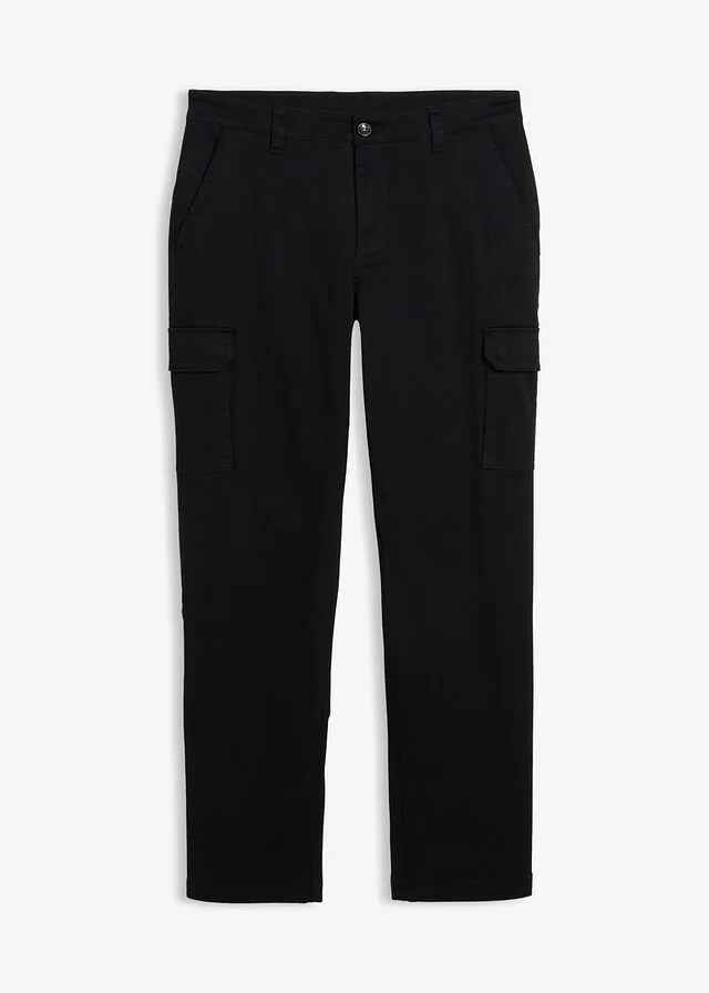 Pantalón térmico elástico de corte recto y estilo cargo