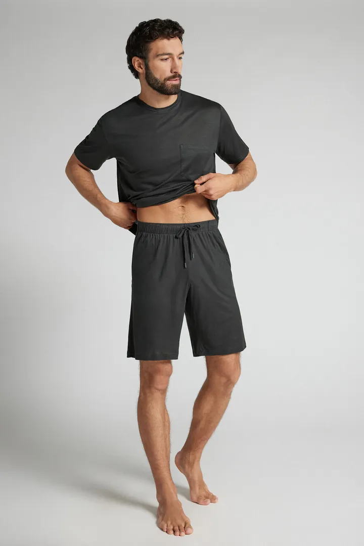 Intimissimi Pantalones Cortos Premium Soft Technology Hombre Azul Tamaño L