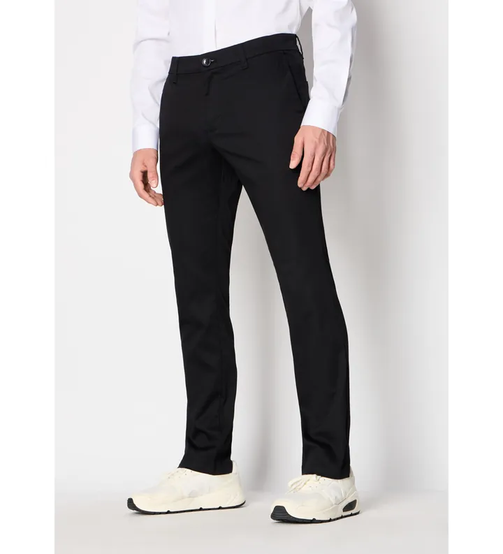 A|X Armani Exchange para hombre. 8NZP20ZN1RZ1200 Pantalón Solid negro (29), Casual, Algodón