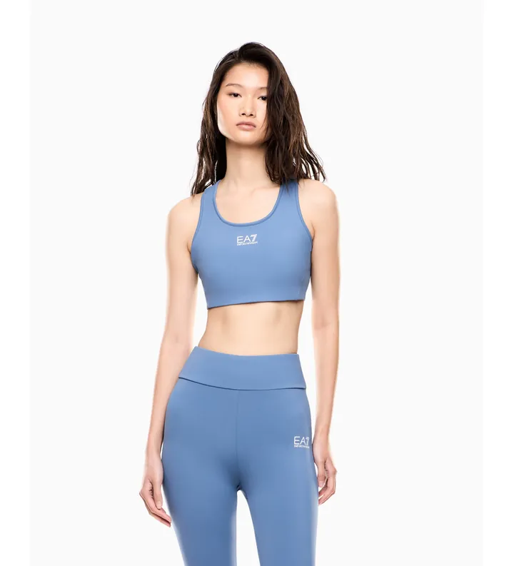 EA7 para mujer. 7W000231_AF12625 Top VIGOR7 W azul (L), Casual, Poliamida