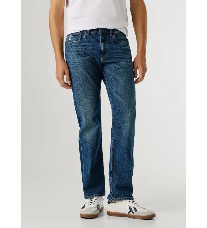 Pepe Jeans para hombre. PM2084119 Jeans Straight Cash azul (31/34), Casual, Algodón, Denim