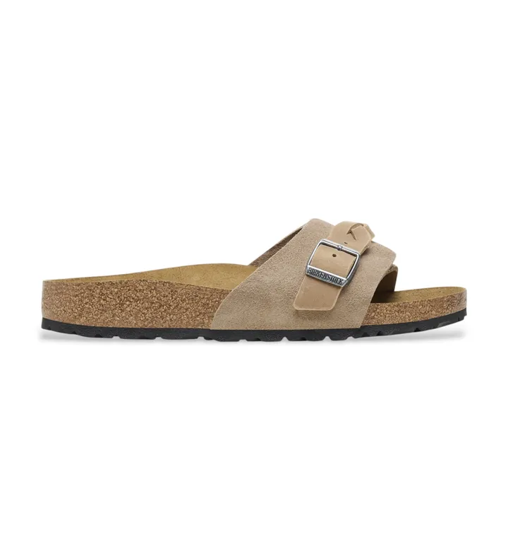 Birkenstock para mujer. 1026730 Sandalias Oita Braided (Ajuste Estrecho) beige (38), Plano, Ninguno, Casual, Taupe