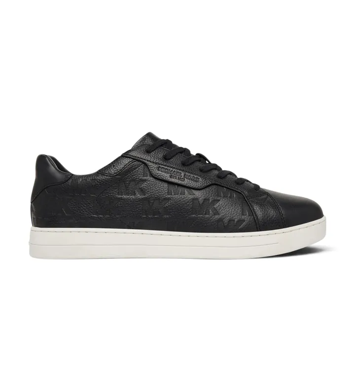 Michael Kors para hombre. 42T6KEFS1L Zapatillas de Piel Keating negro (40), Plano, Cordones, Casual