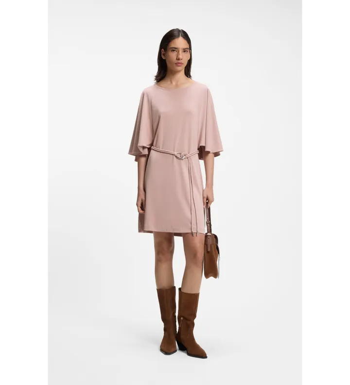 BOSS para mujer. 50563280 Vestido Ecarly rosa (L), Casual, Modal, Manga corta