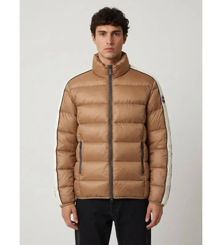 Colmar para hombre. 12000024-3JQ Chaqueta de Plumas Heritage marrón (48), Beige, Casual, Poliamida