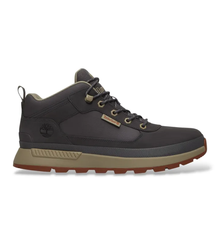 Timberland para hombre. TB0A6DKNA9O1 Zapatillas de piel Field Trekker gris (40 W), Plano, Cordones, Outdoor