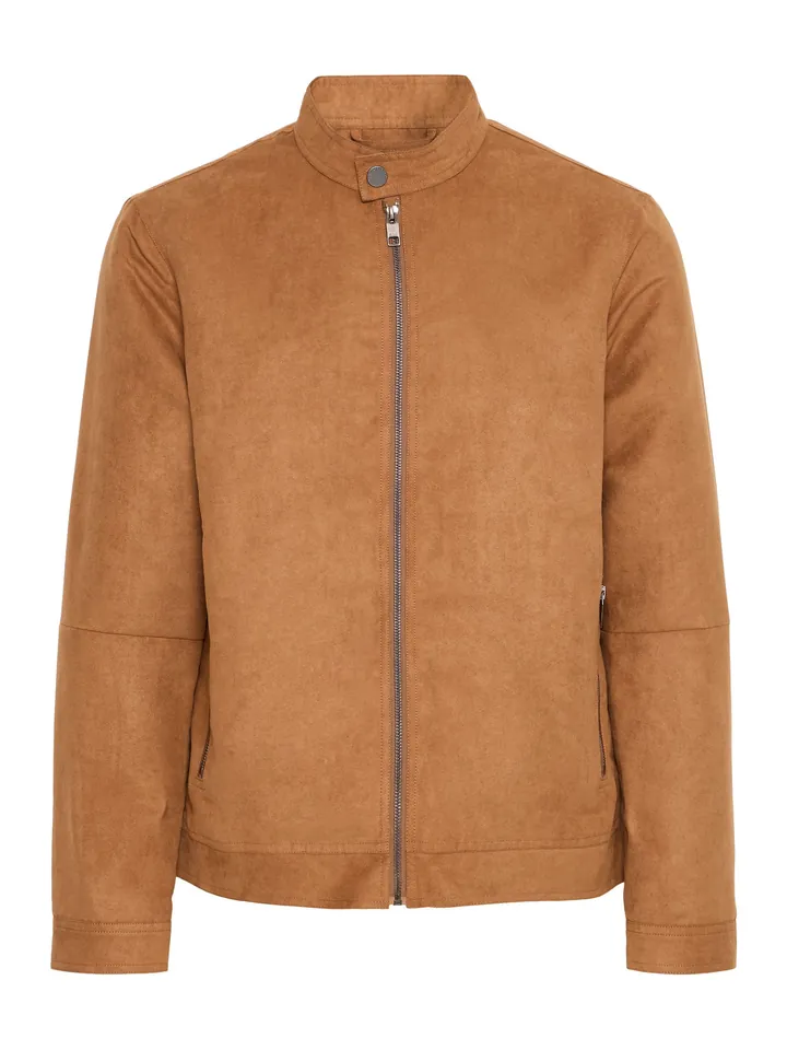 !Solid Chaqueta de entretiempo  caramelo