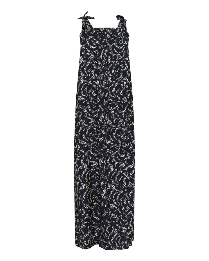 Kaffe Vestido de verano 'Barton' navy / blanco