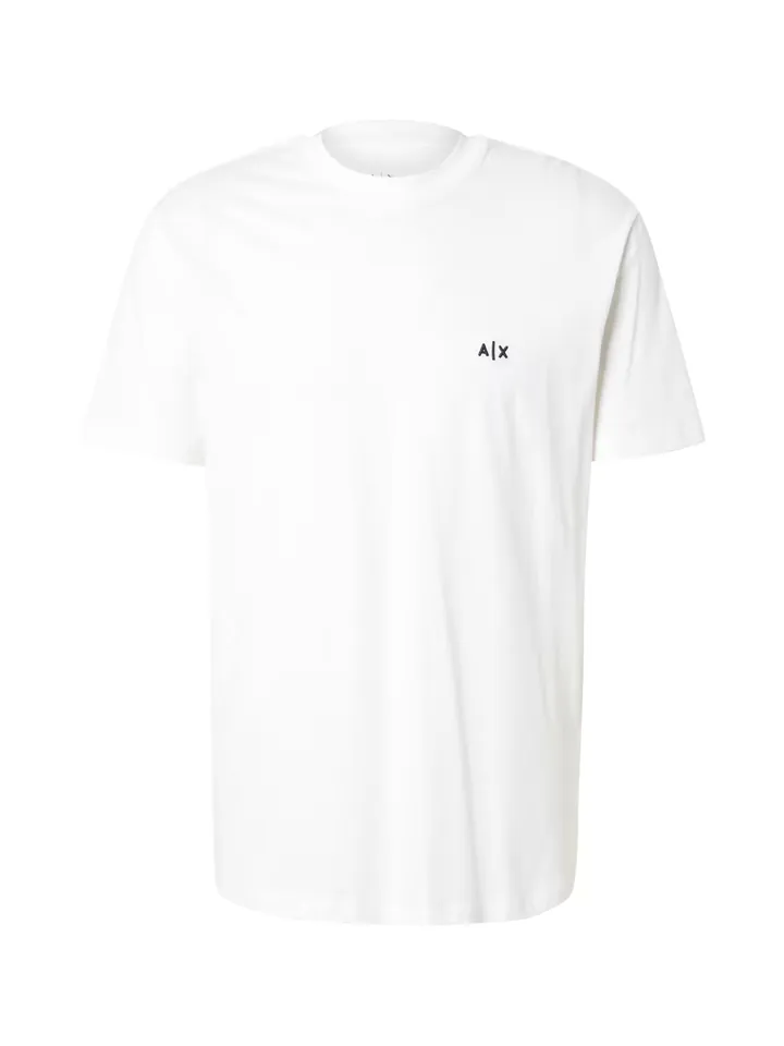 ARMANI EXCHANGE Camiseta negro / offwhite