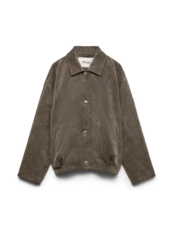 VERO MODA Chaqueta de entretiempo 'AWLeah' marrón
