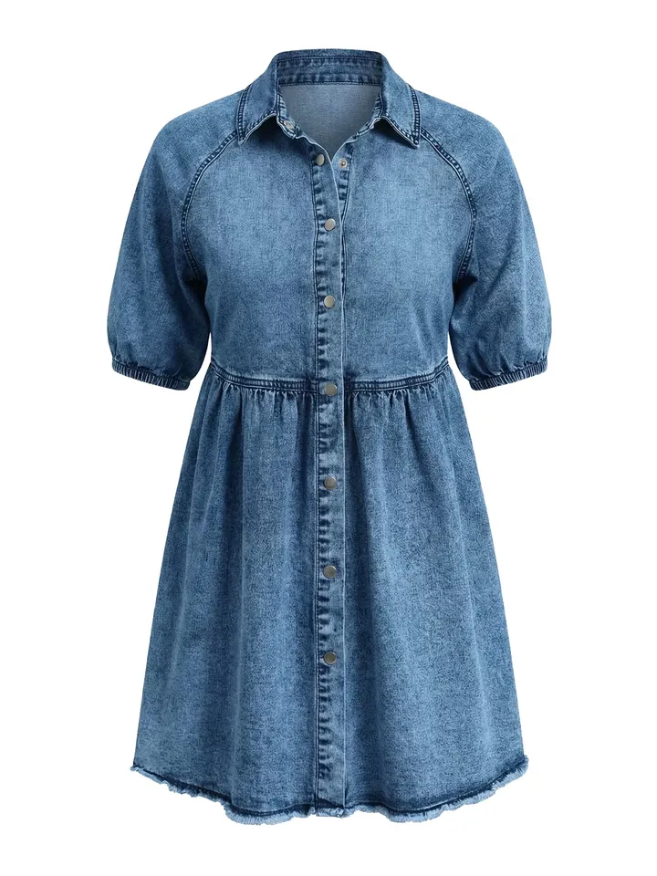 Imily Bela Vestido azul denim