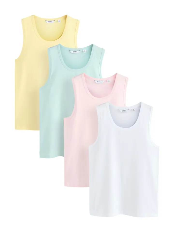 Next Camiseta térmica 'Trident'  amarillo / menta / rosa / blanco
