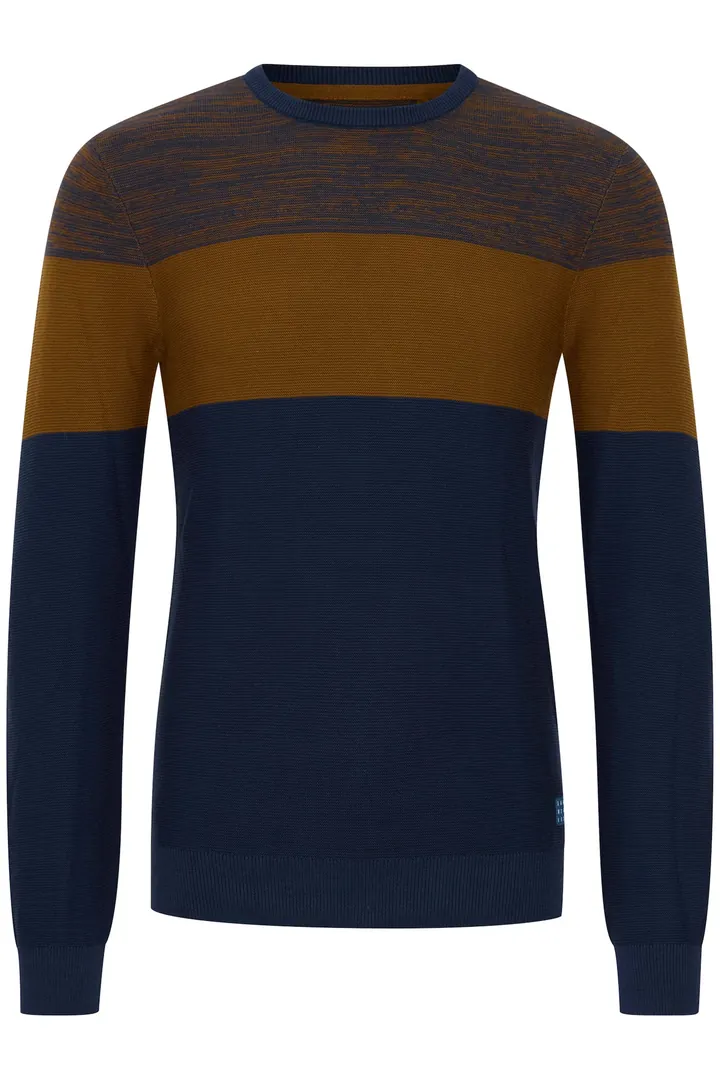 BLEND Jersey 'Napinoa'  azul / marrón